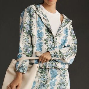 NWT Clare V. Floral Anorak Women's Jacket M-L $345